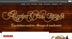 Desktop Screenshot of pilgrimtrailranch.com